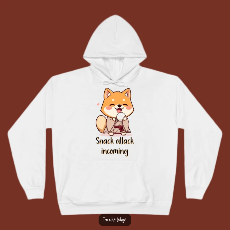 Funny Shiba Inu Kimono Rice Ball Hoodie: Cozy & Enthusiastic Wear