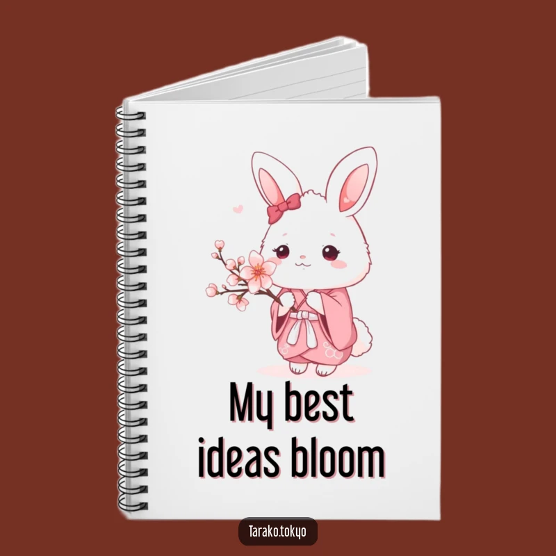 Funny Bunny Kimono Notebook: Cute and inspiring funny notebook for journaling and notes.