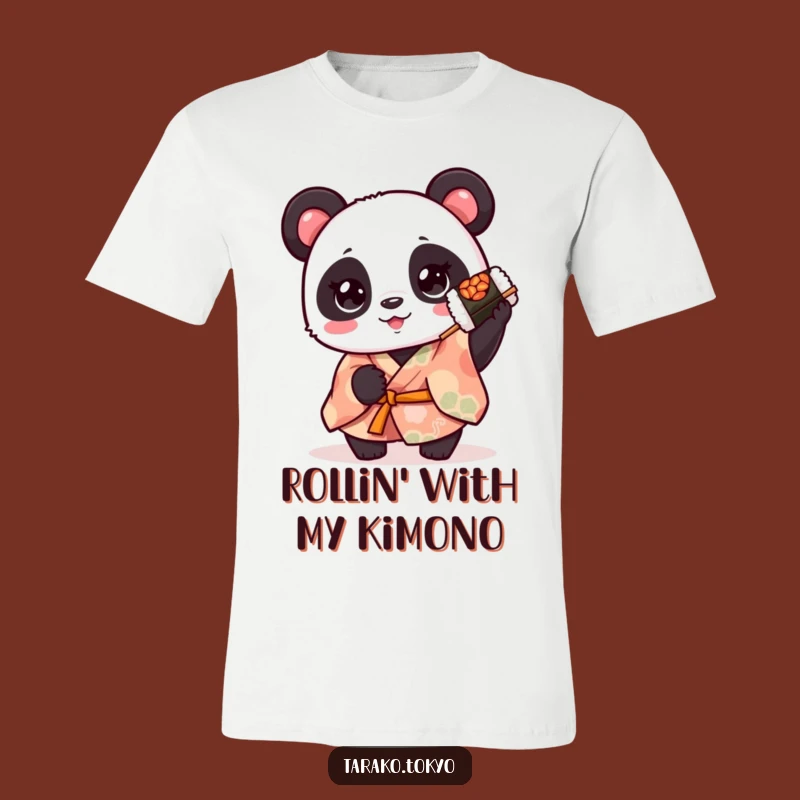 Funny Panda Kimono Sushi T-Shirt - Adorable & Hilarious Animal Tee